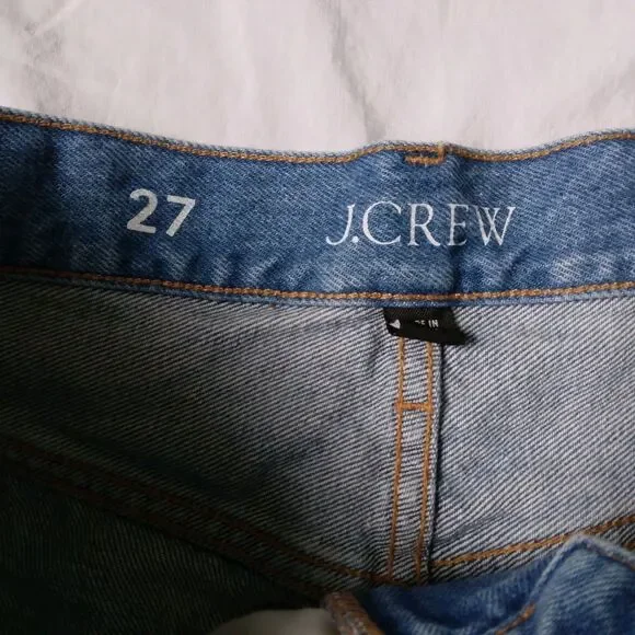 J. Crew Denim Relaxed Short Denim Casual Womens Size 27 - Picture 4 of 9